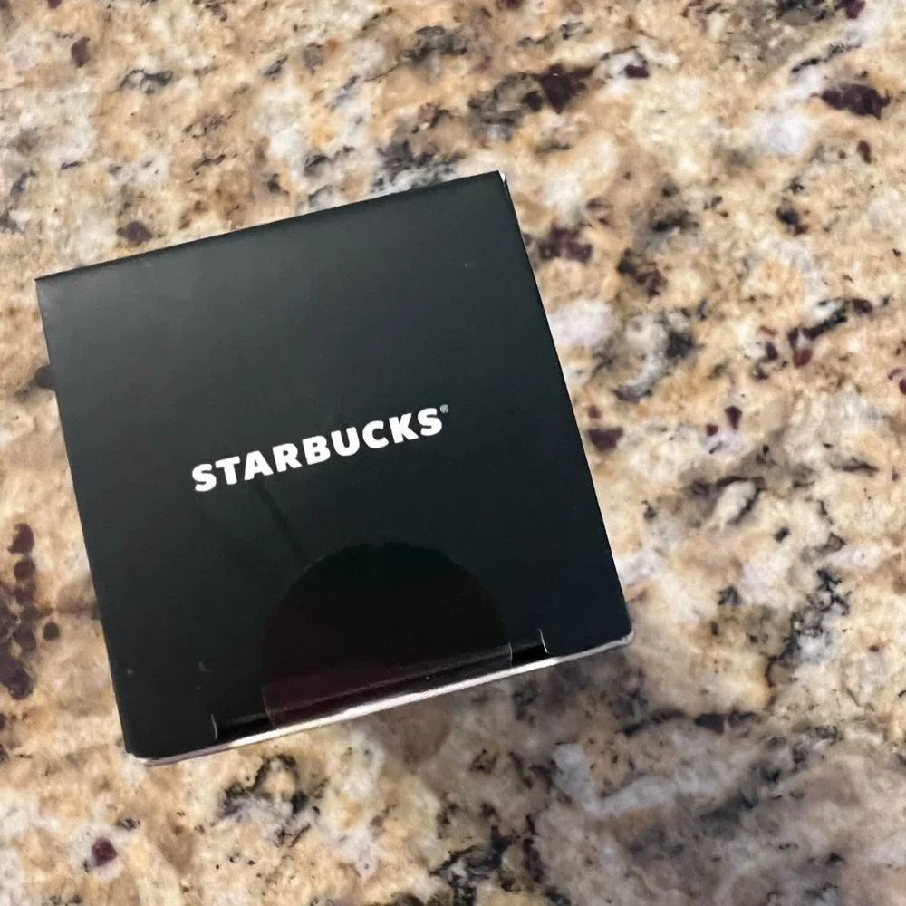 Starbucks Holiday 2022 Gold Bling Studded Ornament Keychain